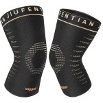 JIUFENTIAN Copper Knee Sleeve,Copper Knee Braces for Women and Men Arthritis,ACL, Tendinitis, Meniscus Tear, Joint Pain Relief, Running, Working Out, Fitness, Weightlifting (Medium)