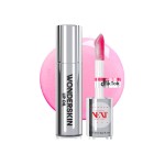 Wonderskin Lip Oil Rehab Serum - Color Changing Lip Oil from Clear to Pink - PH-activated, Non-sticky & Hydrating Tinted Serum for Dry Lips (Kissed)
