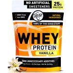 TGS Nutrition Vanilla Whey Protein Powder 2lb - No Artificial Sweeteners, All Natural Ingredients, Undenatured, No Stevia, Non GMO - 25g Protein for Women & Men Shakes, Smoothies - Aids Muscle Gain