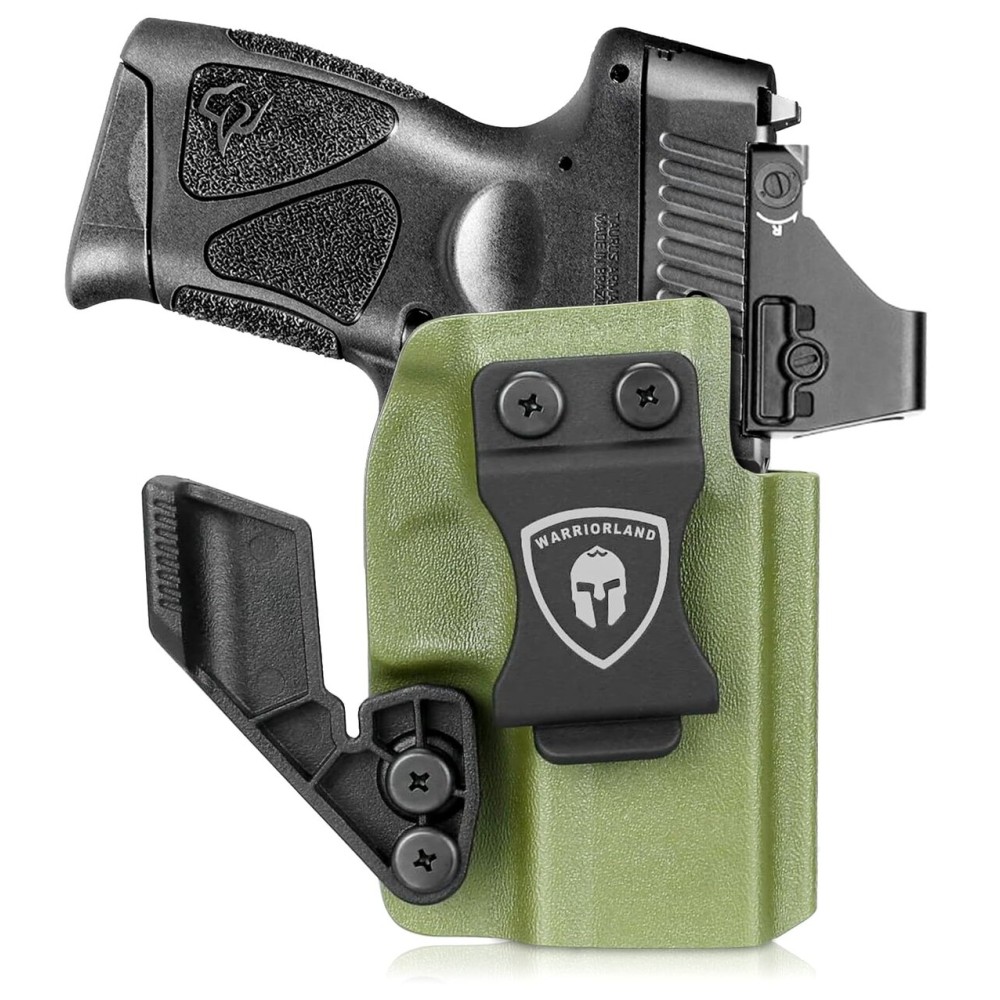 WARRIORLAND IWB Kydex Holster with Claw, Compatible with Taurus G2C / G3C / G3C Toro / G3 / Millennium PT111 G2 & PT140 G2 Pistol, Inside Waistband Concealed Carry, Adj. Cant & Posi-Click Retention