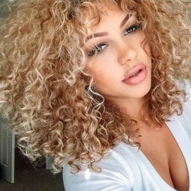 7 Packs GoGo Curl Crochet Hair 10 Inch Short Curly Crochet Hair for Women Water Wave Beach Curl Deep Twist Crochet Braids Synthetic Braiding Hair Extensions (10 Inch, P30/613)