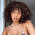 7 Packs GoGo Curl Crochet Hair 10 Inch Short Curly Crochet Hair for Women Water Wave Beach Curl Deep Twist Crochet Braids Synthetic Braiding Hair Extensions (10 Inch, P6/30)