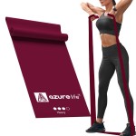 A AZURELIFE Professional 8 Yards Bulk Resistance Bands Rolls or 5,6,7 ft. Long Non-Latex Elastic Exercise Bands, Stretch Bands for PT, Yoga, Pilates, Rehab, at-Home or The Gym Workouts