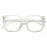 PANNER Oversized Square Blue Light Blocking Glasses for Women Men Anti Glare Reduce Eyestrain Computer Glasses(Cream)