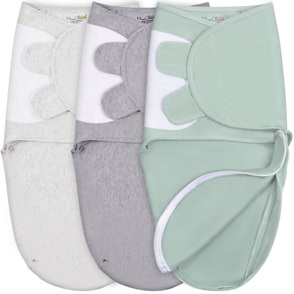 Mama Cheetah Baby Swaddle Blanket with Zipper, Newborn Swaddle Sack, Baby Swaddles Sleep Sack 0-3 Months, Baby Swaddle Wrap for Baby Boy & Girl, 3-Pack