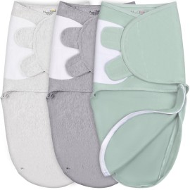 Mama Cheetah Baby Swaddle Blanket with Zipper, Newborn Swaddle Sack, Baby Swaddles Sleep Sack 0-3 Months, Baby Swaddle Wrap for Baby Boy & Girl, 3-Pack