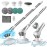 Electric Spin Scrubber,Cordless Shower Scrubber with Power Display Screen,IP68 Waterproof Bath Cleaning Brush,Adjustable Extension Handle & 2 Speeds,Electric Cleaning Brush for Bathroom,Kitchen,Tub