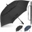 Gonex 72 Inch Oversize Extra Large Golf Umbrella, Automatic Open Travel Rain Umbrella with Windproof Water Resistant Double Canopy, Outdoor Vented Umbrellas for Family Doorman with UV Protection, Black