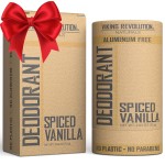Viking Revolution Spiced Vanilla Deodorant for Men - Deodorant Men Aluminum Free with Shea Butter and Tapioca Starch Mens Deodorant Stain- Free and Baking Soda-Free Natural Deodorant for Men (2.65oz)