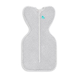 Love to Dream Swaddle UP, Baby Sleep Sack, Self-Soothing Swaddles for Newborns, Improves Sleep, Snug Fit Helps Calm Startle Reflex, Newborn Essentials for Baby, 8-13 lbs, Gray Stardust