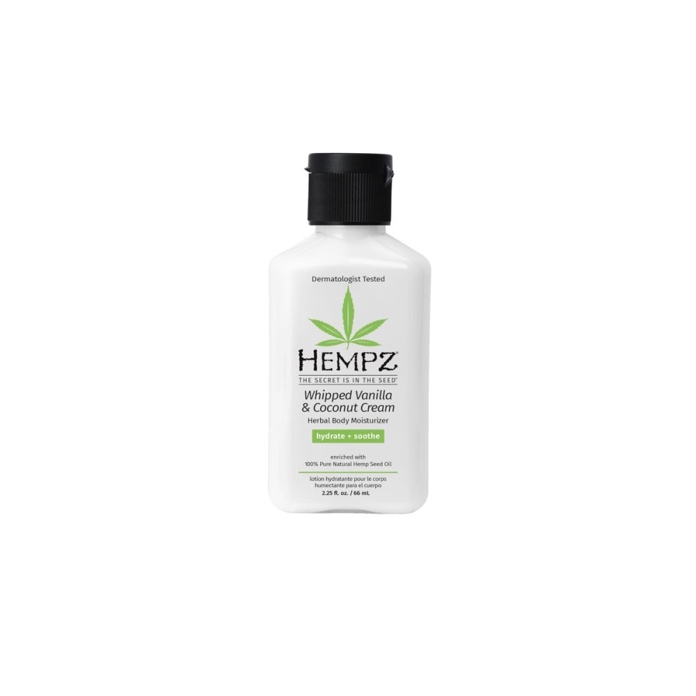 Hempz Mini Whipped Vanilla & Coconut Cream Body & Hand Lotion 2.25 oz.