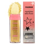 Gold Glitter Powder, Sparkling Neon Outfit Party Rave Festival Accessories Body and Face Highlighter Makeup.(05 Gold)