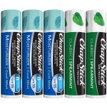 ChapStick Moisturizer 2-in-1 Lipcare SPF 15 Cool Mint 3-Pack + Classic Spearmint Lip Balm 2-Pack, 0.15 Oz Ea (5 Piece Set)