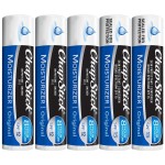 ChapStick Moisturizer 2-in-1 Lipcare 5-Pack (SPF 12 & 15) - Original Lip Balm with Broad Spectrum SPF, Aloe & Vitamin E, 0.15 Oz Ea
