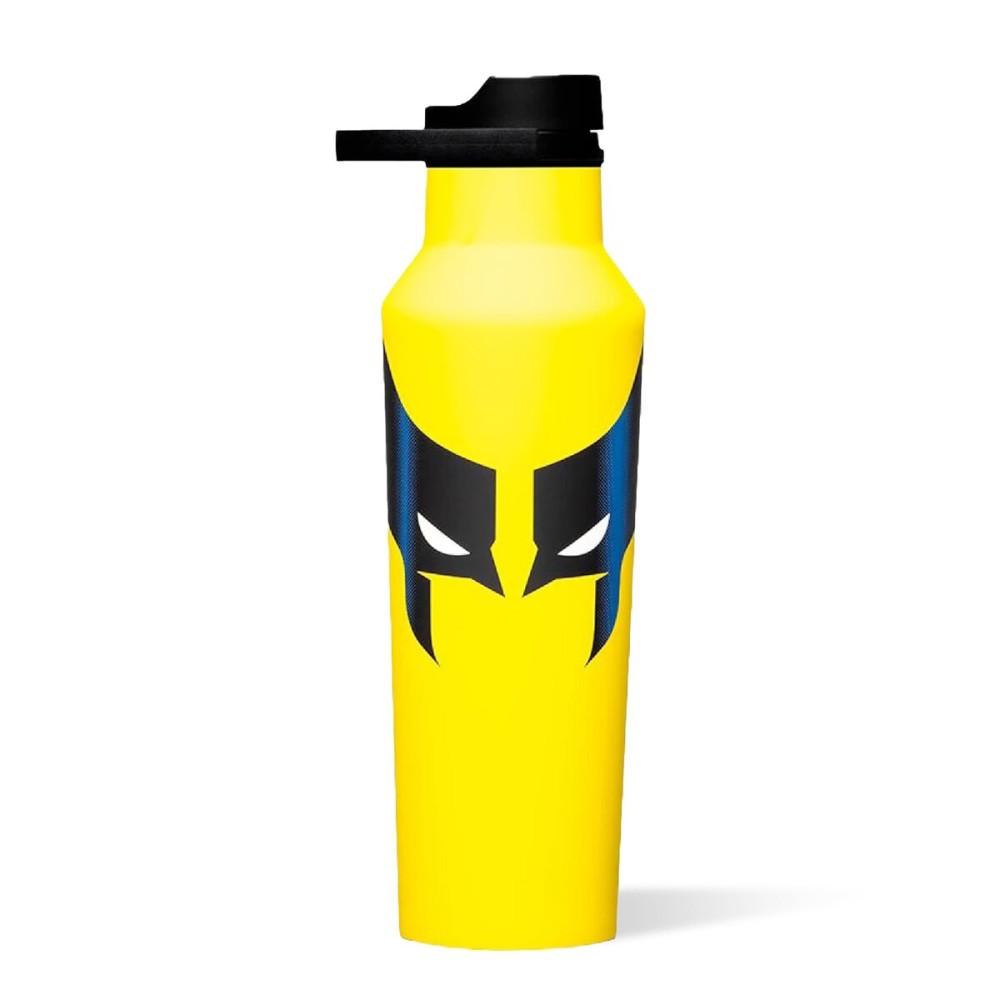 Corkcicle Sport Canteen - Keeps Beverages Cold 25 Hours - Triple Insulated Stainless Steel - Screw-On Lid - Reusable Bottle - Summer Drinkware Gift - Keeps Drinks Ice Cold - 20 oz - Wolverine
