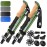 Hiker Hunger Folding Walking Stick, Folding Trekking Poles, Hiking Sticks Foldable Hiking Poles for Men Walking Sticks for Seniors Trekking Poles for Hiking Collapsible Walking Sticks (Green, Small)