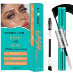 GEMERRY Lash Bond and Seal Waterproof 12ml Lash Glue for Lash Clusters Strong Hold for 72-96 Hours Lash Cluster Glue Mascara Eyelash Glue for Self Use at Home