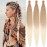 Ombre Honey Blonde Pre Stretched Braiding Hair 30 Inch 3 Packs Professional Yaki Texture Festival Braids Box Crochet Twist Hair Extensions