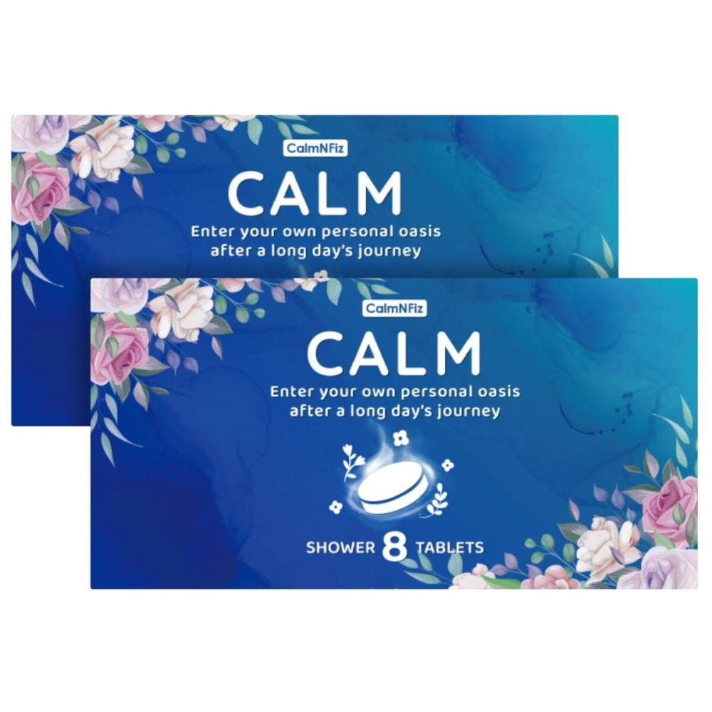 Shower Steamers 16 Pack-Bath Bombs with Organic & Natural Fragrances, Travel Essentials, Stocking Stuffers, Birthday Christmas Gifts for Women, Men, Mom and Teen Who Have Everything (Blue)