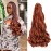 French Curly Braiding Hair 24 Inch - Pre Stretched Bouncy Braiding Hair- Loose Wavy Braiding Hair Extensions For Black Women (24 inch 2 Packs 350)
