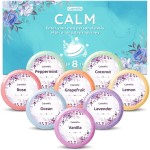 CalmNFiz Shower Steamers 8 Scents - Shower & Bath Bombs with Organic & Natural Fragrances for Teens and Adults - Birthday, Christmas Day Gift for Women Who Have EverythingGreen