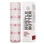 Hustle Butter Second Skin Tattoo Wrap - 7.9 Inches x 8.8 Yards - Transparent Adhesive Roll - Easy Removal, Mess-Free Body Art Wrap - Breathable & Latex-Free - Professional Size Tattoo Aftercare