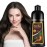 Natural Black Tea Hair Dye Shampoo 3-in-1, 100% Gray Hair Coverage in Minutes, Hair Instant Dye Shampoo for Women Men, Plant Based Hair Color Shampoo with Conditioner, Champu Con Tinte Para Canas