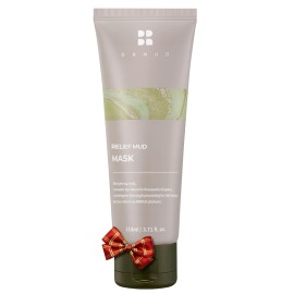 BRMUD Relief Mud Mask | Cardi B Mud Mask - Body Mud Hydrating & Moisturizing Deep Pore Cleanser Face & Body Mask w/ 91.8% Nature-Derived Ingredients - K Beauty Body Mud (3.72 fl oz)