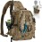 Piscifun Fishing Tackle Backpack with Rod & Gear Holder, Lightweight Outdoor Fishing Tackle Storage Bag, Hiking, Hunting, Khaki Camouflage
