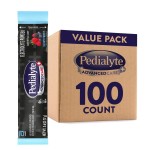 Pedialyte AdvancedCare Plus Electrolyte Powder, Has 33% More Electrolytes and PreActiv Prebiotics, Berry Frost, 100 Powder Packets