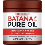 Batana Oil - Pure, Unrefined and Cold Pressed - Volumizing Hair Treatment for Women and Men - Hydrating Nourishment for Dry, Broken and Brittle Split Ends - Deep Hydration and Moisture Hair Mask