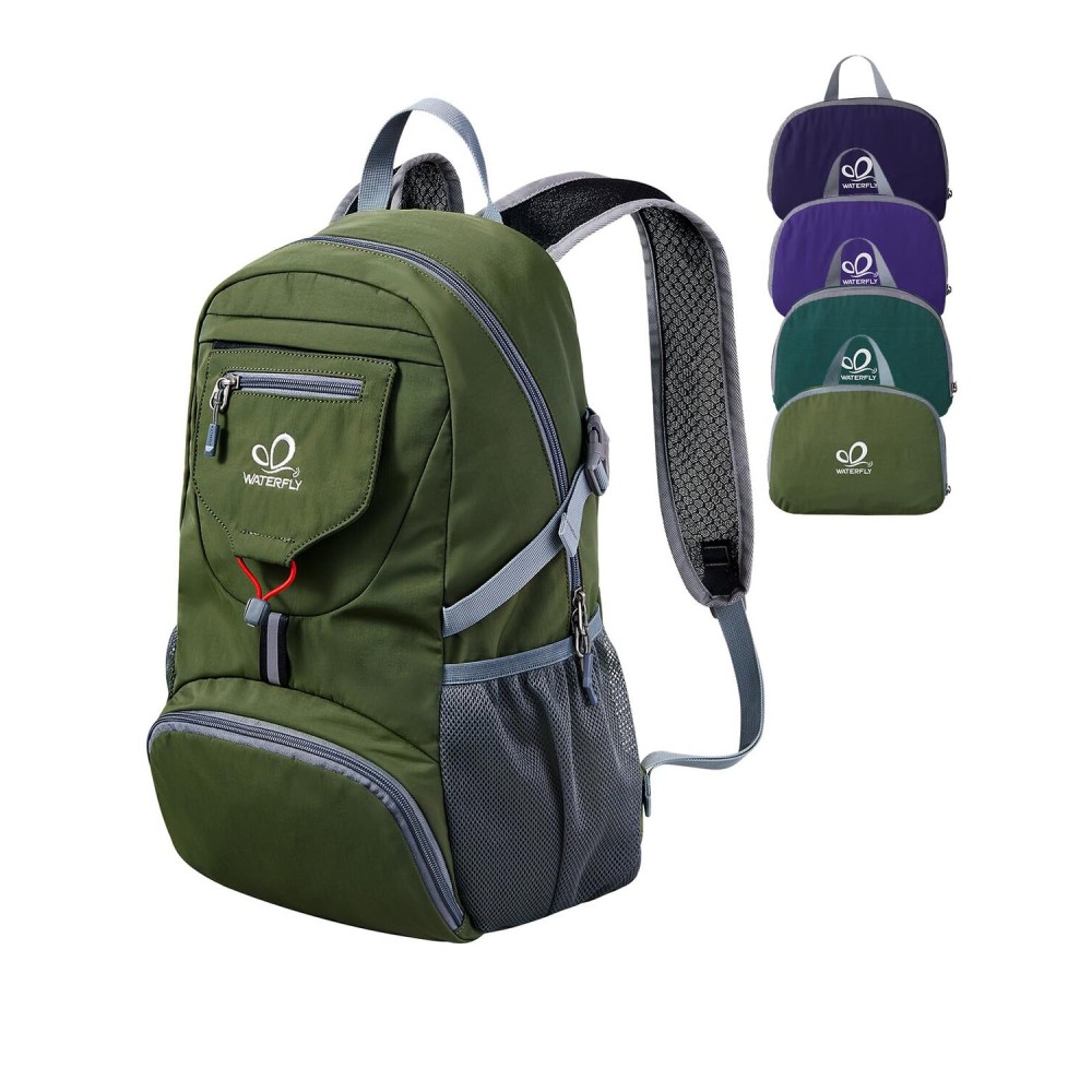 WATERFLY Small Lightweight Packable Backpack: 20l Ultra Light Foldable Travel Hiking Camping Daypack Day Pack for Man Woman