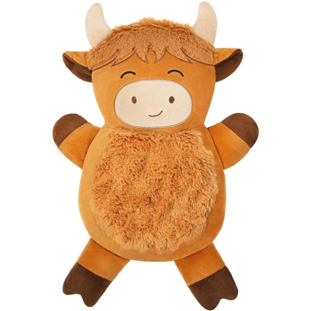 Microwave Heating Pad for Pain Relief, 16 x 11 Microwavable Heating Pads for Cramps, Back Pain, Neck Shoulder, Muscles, Knee, Joints, Natural Heat Pack Moist Heat, Squint Highland Cow