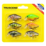 TRUSCEND Crankbaits Fishing Lures Hard Swimbait for Bass Trout Crappie Walleye Crank Baits Fishing Plugs Freshwater and Saltwater