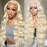 Alimubi 613 13x6 Lace Front Wig Human Hair 200 Density 613 Lace Front Wig Human Hair Body Wave Blonde Wig Human Hair26 Inch