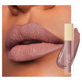 Oulac Matte Liquid Nude Lipstick for Women, Long Lasting Lipstick Waterproof Lip Stain, No Transfer, Creamy High Pigmented Formula with Rose Oil, Vegan & Cruelty-Free M28