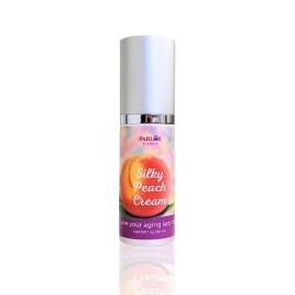 Silky Peach Cream by Parlor Games - Bioidentical Estriol Cream for Women - Menopause Relief for Vaginal Dryness & Vulva Itch - 30ml Bottle (2 Month Supply)