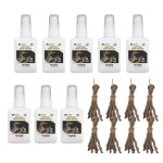 Outdoor Hunting Lab Certified Peak Doe Estrus Spray | 2 oz | 8 Bottles | Doe in Heat Urine for Hunting | Drag N Drip Included | Deer Scents
