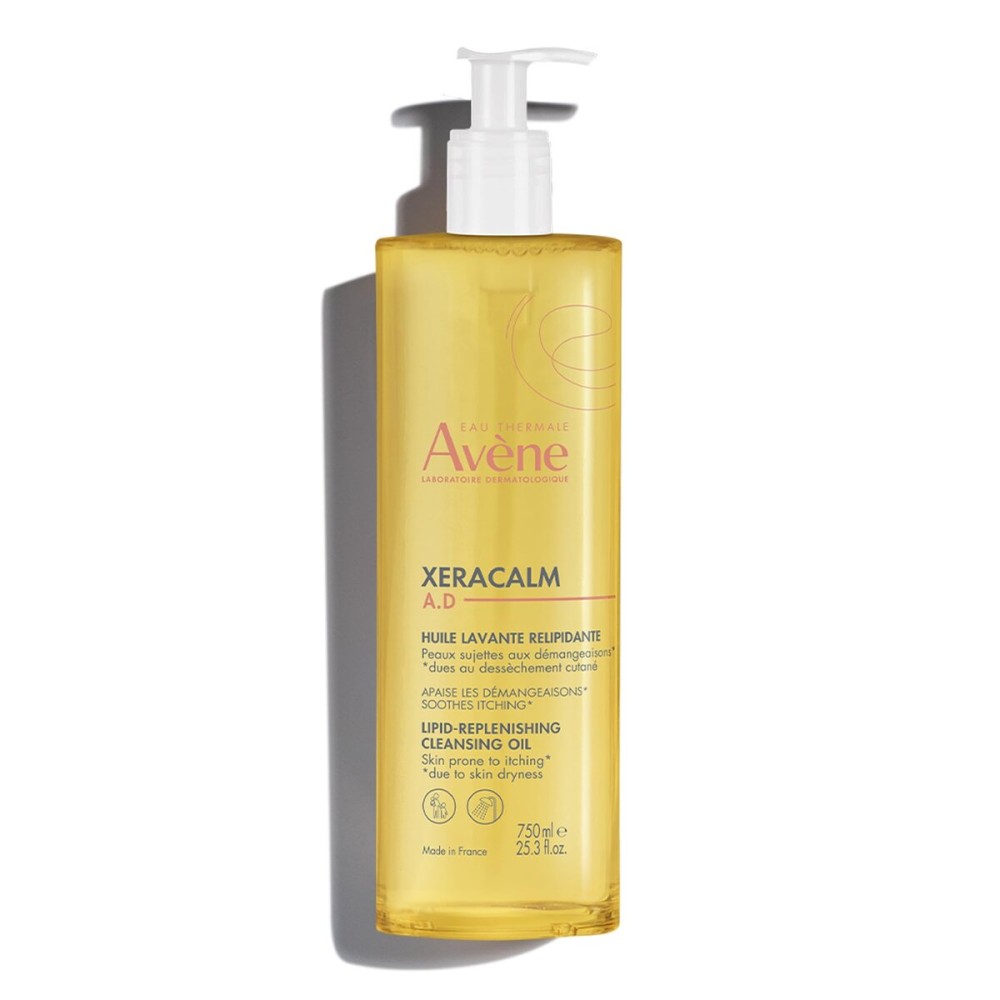 Avne XeraCalm A.D Lipid-Replenishing Cleansing Oil, 25.3 fl. Oz.