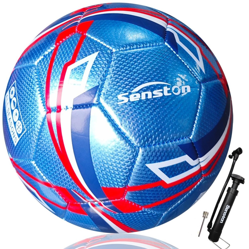 Senston Soccer Ball Size 3 with Pump -Durable Waterproof