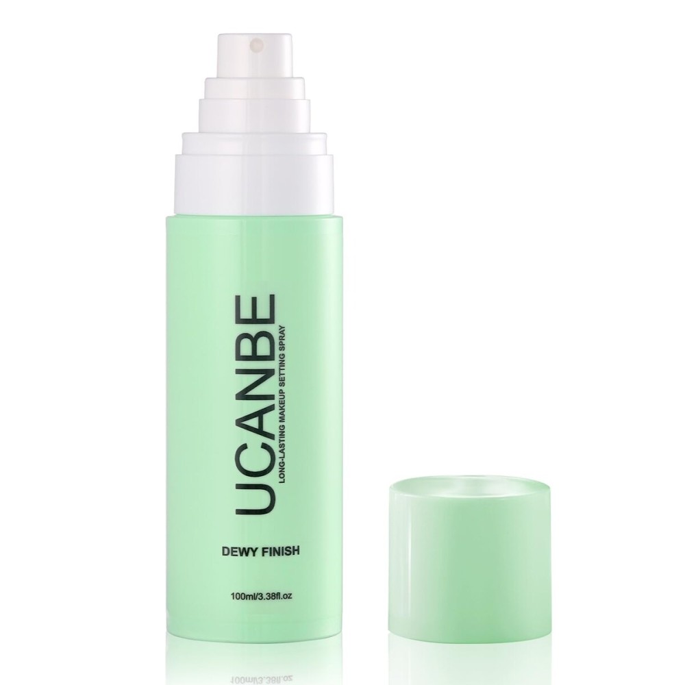 UCANBE Makeup Setting Spray, Dewy Finish Long Lasting Make Up Spray, Hydrating, Fast Drying Face Mist for Natural Glow, 3.38 fl oz