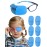 VEEJION 6PCS Eye Patches for Kids Girls Boys with Lazy Eye,Medical Treat Lazy Amblyopia for Left & Right Eyes,Kids Eye Patch for Glasses
