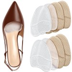 ZAIWOO Metatarsal Pads Women, Ball of Foot Cushions for Women, Heel Inserts for Women, Heel Pads for Shoes, (2 Pairs Foot Pads) High Heel Comfort Pads, Anti Slip, Full-wrap Design