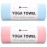 Eunzel 2 Pack Hot Yoga Towel Non Slip Yoga Mat Towel Non-Slip Sweat Absorbent Microfiber Towel for Hot Yoga, Pilates and Workout 72 x 26.5, Pink/Blue