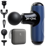 BOB AND BRAD Q2 Mini Massage Gun, Pocket-Sized Deep Tissue Massager, FSA Portable Percussion Muscle Massager Gun, Ultra Small & Quiet Travel Massage Gun for Pain Relief, HSA Eligible