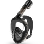 Greatever Full Face Snorkel Mask, Snorkeling Gear for Adults with Latest Dry Top Breathing System and Detachable Camera Mount, Snorkel Mask Adult, Snorkels Anti-Fog & Anti-Leak