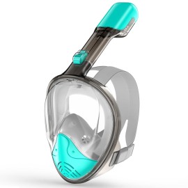 Greatever Full Face Snorkel Mask, Snorkeling Gear for Adults with Latest Dry Top Breathing System and Detachable Camera Mount, Snorkel Mask Adult, Snorkels Anti-Fog & Anti-Leak