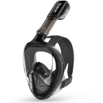 Greatever Full Face Snorkel Mask, Snorkeling Gear for Adults with Latest Dry Top Breathing System and Detachable Camera Mount, Snorkel Mask Adult, Snorkels Anti-Fog & Anti-Leak