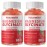 Magnesium Glycinate Gummies 1000mg - Sugar Free Magnesium Potassium Supplement with Vitamin D, B6, CoQ10 for Calm Mood & Sleep Support - 120 Strawberry Gummies -2 Pack