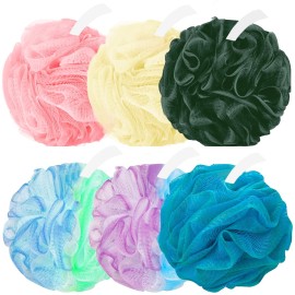 Amazerbst loofah,6 Pack Shower loofah loofah Sponge,Bath Sponge Body Scrubber for Women and Men